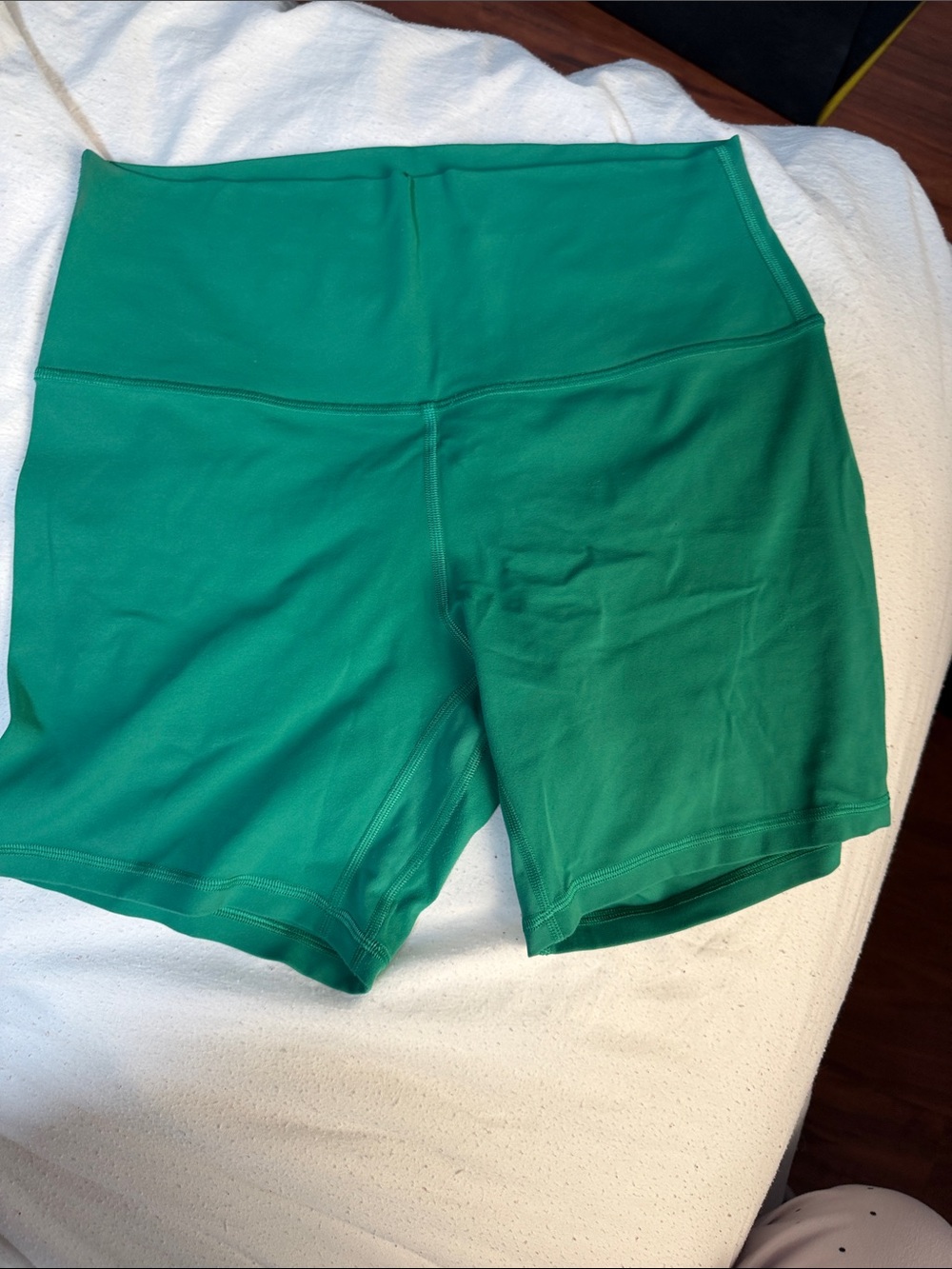 lululemon athletica Emerald Green High-Waist Bike Shorts